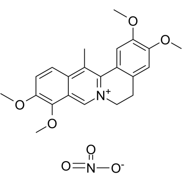 Dehydrocorydaline nitrate Chemical Structure