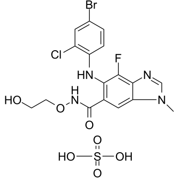Selumetinib sulfate Chemical Structure