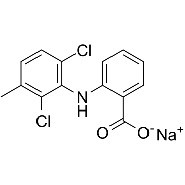 Meclofenamate sodium Chemical Structure