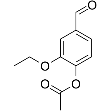 Ethylvanillin acetate Chemical Structure