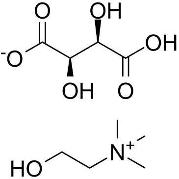 Choline bitartrate Chemical Structure