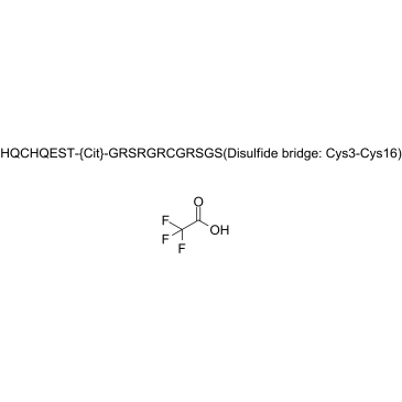 CCP peptide TFA Chemical Structure