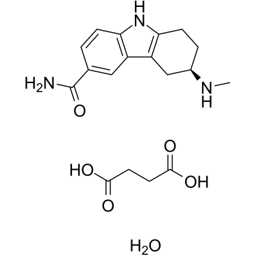 Frovatriptan succinate hydrate Chemical Structure