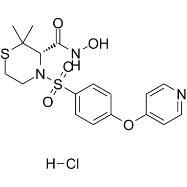 Prinomastat hydrochloride Chemical Structure