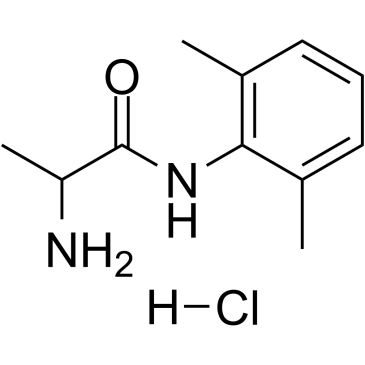 Tocainide hydrochloride Chemical Structure