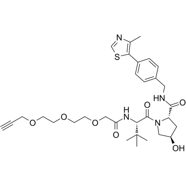 VH032-PEG3-acetylene Chemical Structure