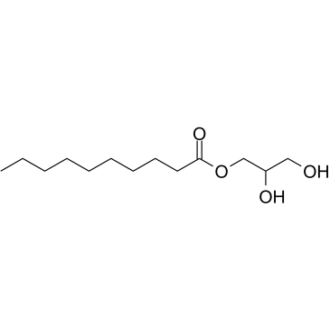 Glyceryl monocaprate Chemical Structure