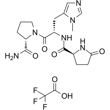 PGlu-3-methyl-His-Pro-NH2 TFA Chemical Structure