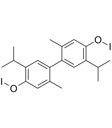 Thymol iodide Chemical Structure