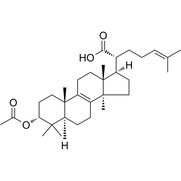 Tsugaric acid A Chemical Structure