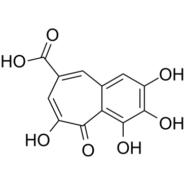Purpurogallin carboxylic acid Chemical Structure
