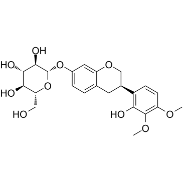 Isomucronulatol 7-O-glucoside Chemical Structure