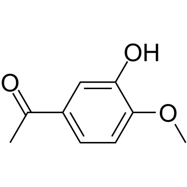 3-Hydroxy-4-methoxyacetophenone Chemical Structure