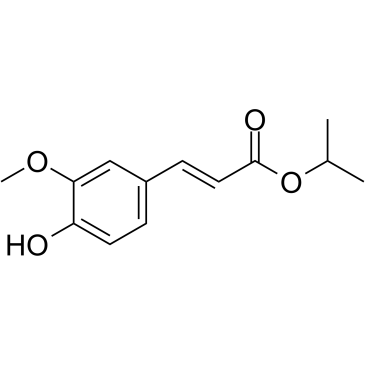 Isopropyl ferulate Chemical Structure