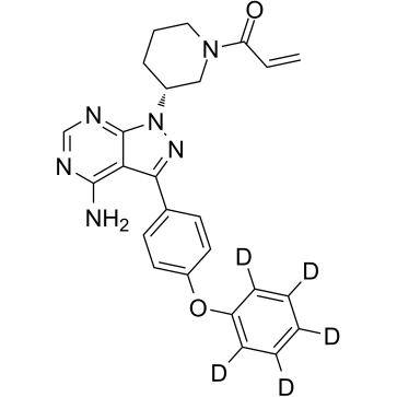 Ibrutinib D5 Chemical Structure