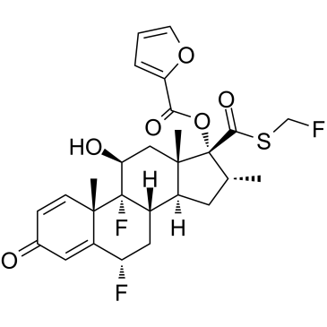 Fluticasone furoate Chemical Structure