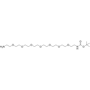 Boc-NH-PEG7-NH2 Chemical Structure