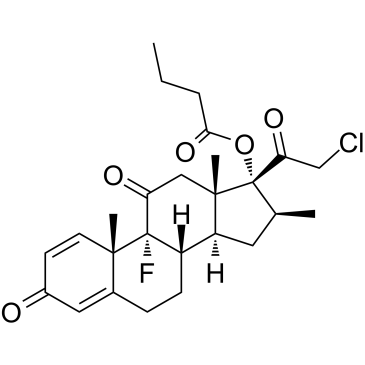 Clobetasone butyrate Chemical Structure