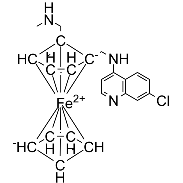 Desmethyl ferroquine Chemical Structure