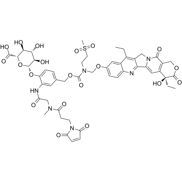 MAC glucuronide phenol-linked SN-38 Chemical Structure