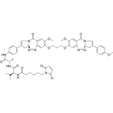 MC-Val-Ala-PBD Chemical Structure