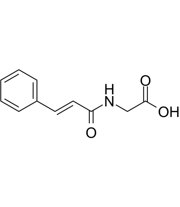 Cinnamoylglycine Chemical Structure