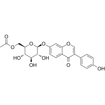 6"-O-Acetyldaidzin Chemical Structure