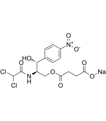 Chloramphenicol succinate sodium Chemical Structure