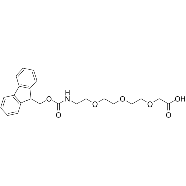 Fmoc-amino-PEG3-CH2COOH Chemical Structure