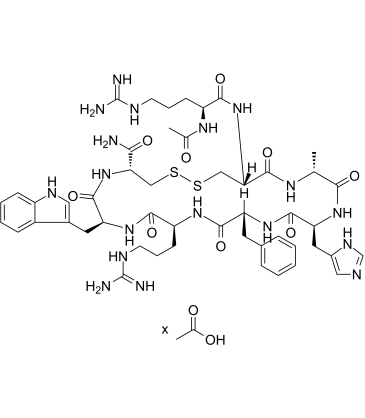 Setmelanotide acetate Chemical Structure