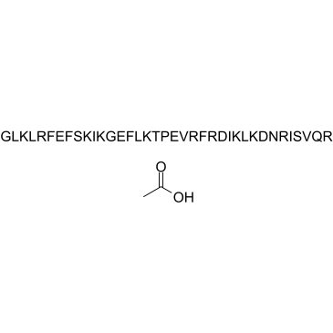 LL-37 scrambled peptide acetate Chemical Structure