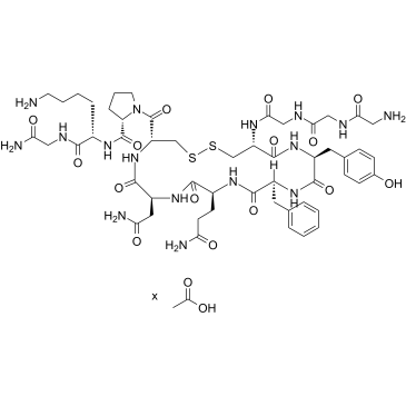 Terlipressin acetate Chemical Structure