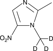 Dimetridazole-d3 Chemical Structure