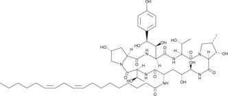 Echinocandin B Chemical Structure