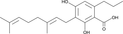 Cannabigerovarinic Acid Chemical Structure