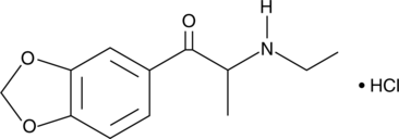 bk-MDEA (hydrochloride) (CRM) Chemical Structure