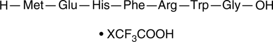 ACTH (4-10) (human, mouse, rat, porcine, bovine, ovine) (trifluoroacetate salt) Chemical Structure