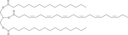 1,3-Dipalmitoyl-2-Docosahexaenoyl-rac-glycerol Chemical Structure