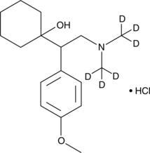 Venlafaxine-d6 (hydrochloride) (CRM) Chemical Structure