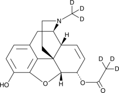 6-Acetylmorphine-d6 (CRM) Chemical Structure