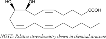 (±)8(9)-DiHET MaxSpec® Standard Chemical Structure