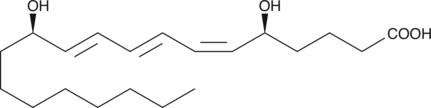 Leukotriene B3 Chemical Structure