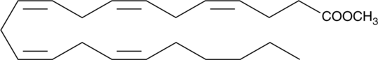 all-cis-4,7,10,13,16-Docosapentaenoic Acid methyl ester Chemical Structure