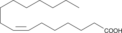 cis-7-Hexadecenoic Acid Chemical Structure