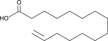 14-Pentadecenoic Acid Chemical Structure