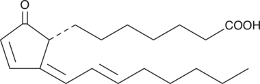 15-deoxy-δ12,14-Prostaglandin A1 Chemical Structure