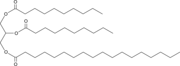 1,2-Didecanoyl-3-Stearoyl-rac-glycerol Chemical Structure