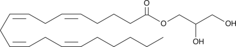 1-Arachidonoyl Glycerol Chemical Structure