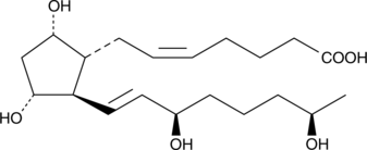 15(R),19(R)-hydroxy Prostaglandin F2α Chemical Structure