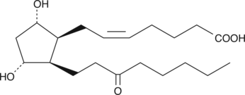 8-iso-13,14-dihydro-15-keto Prostaglandin F2α Chemical Structure